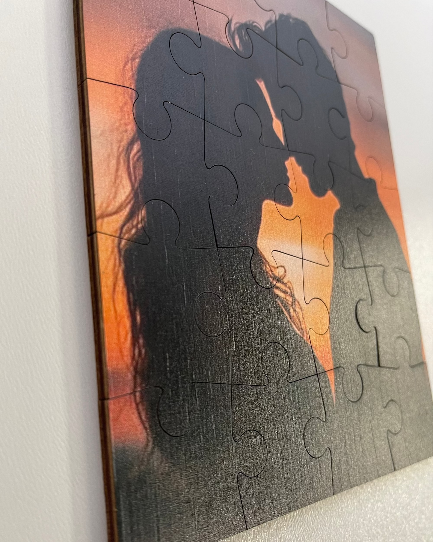 Puzzle personalizat din lemn cu poza ta – Cadou romantic