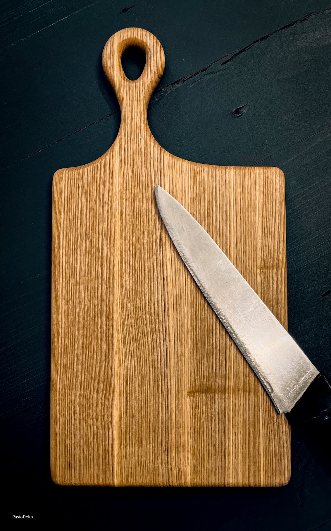 Tocător din lemn masiv de frasin pentru uz zilnic în bucătărie sau ca mic cadou util